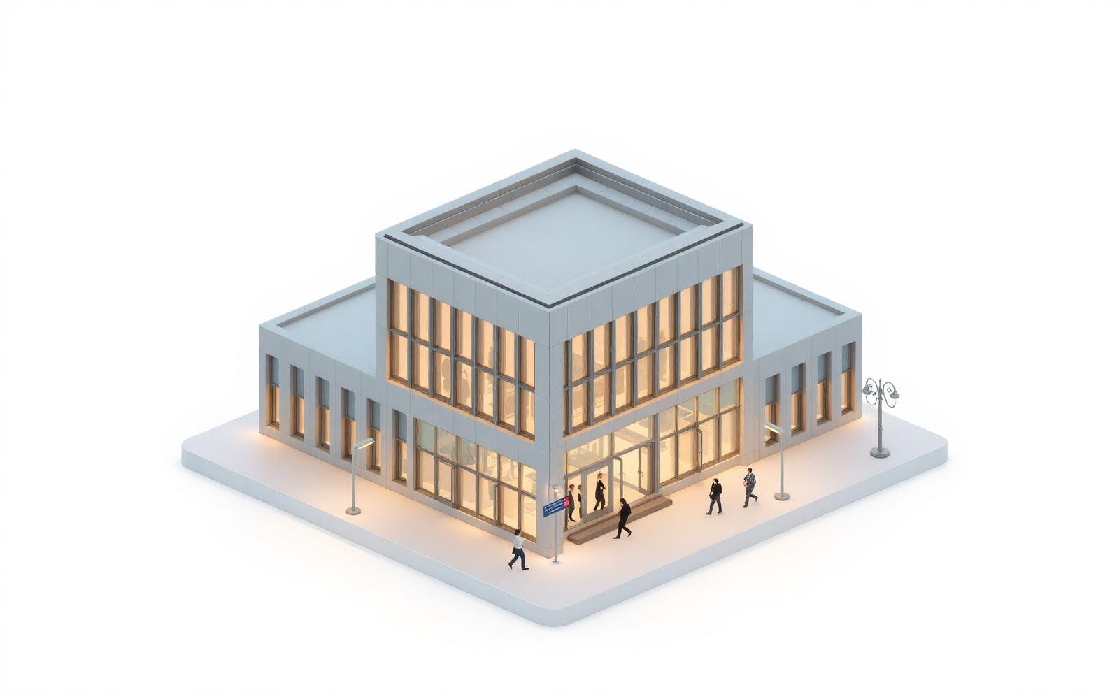 Öffentliche Gebäude und Fassaden