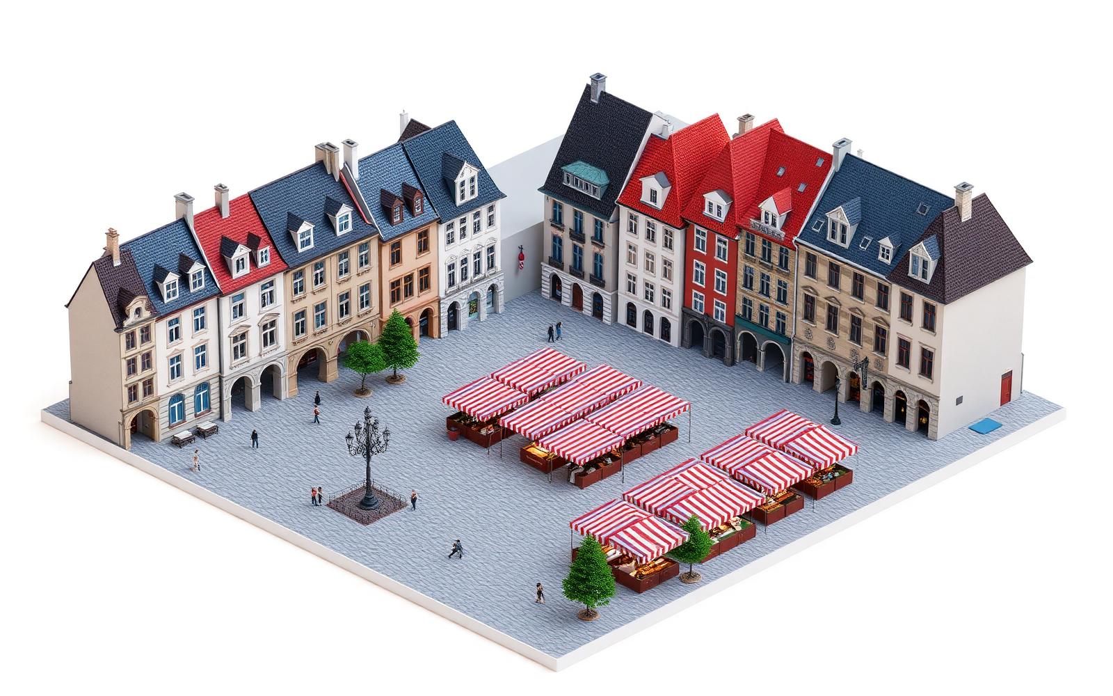 Marktplatz und Fußgängerzone