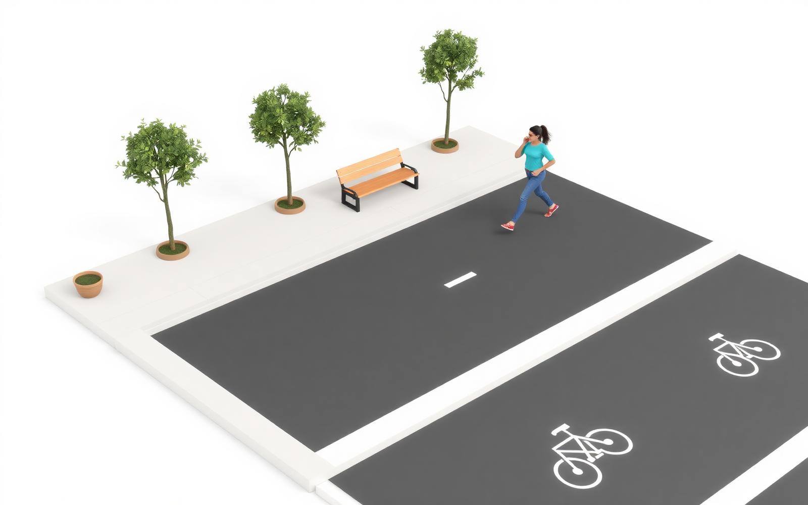 Rad- und Fußweg